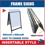Frame Sign Insertable - 600mm x 900mm